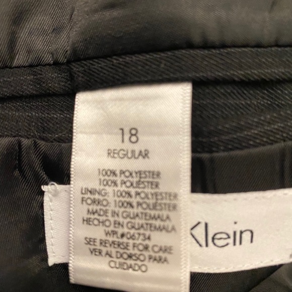 Calvin Klein Men’s Black Suit Jacket 18 Regular - Picture 3 of 3